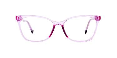 Women Urban Eyeglasses: Latifa- Purple - SpaceSMART Eye Clinic (Front View)